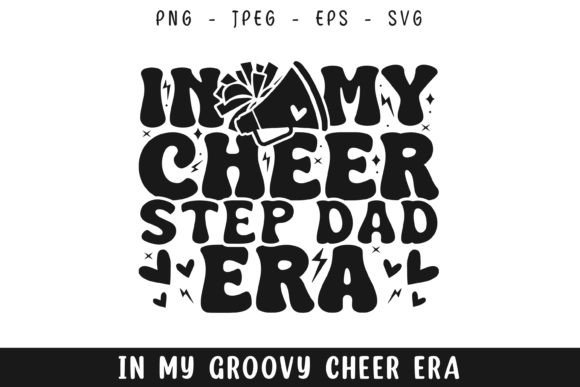Groovy Vibes: Testing the In My Cheer Stepdad Era Retro SVG in Real Embroidery