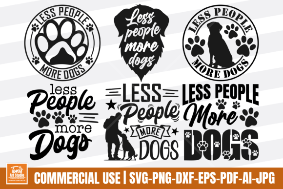 Less People More Dogs SVG Bundle Review: A Designer’s Take